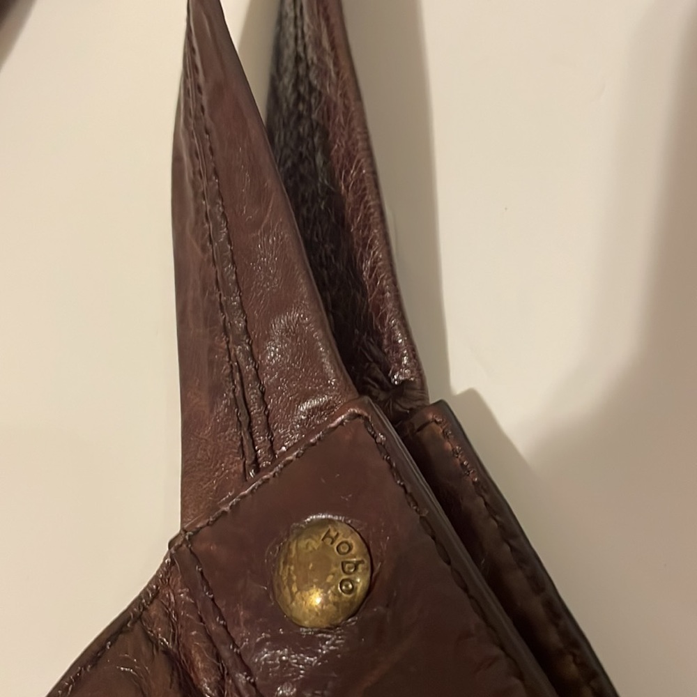 HOBO Brown Leather Tote Bag - Picture 8 of 10